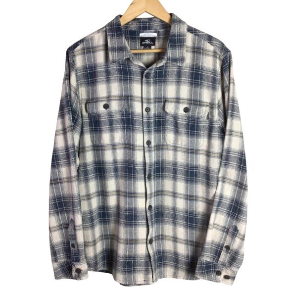 Reworked Endless Summer O'NEILL Surfing Flannel Blue Large - Picture 3 of 6